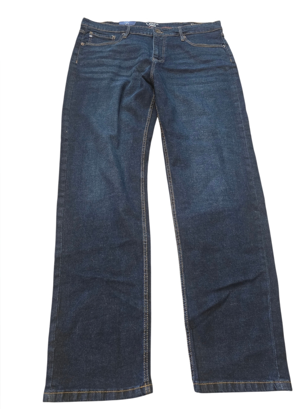 Chaps Dark Blue Men's 38x32 Slim Straight Fit Jeans NEW WITH TAGS